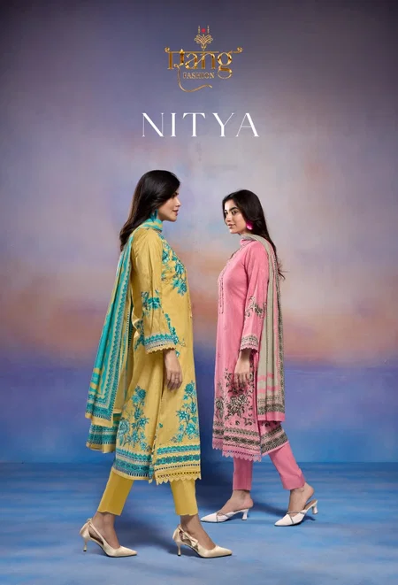 Nitya By Rang Cotton Cambric Ladies Dress Material Wholesale Market In Surat
